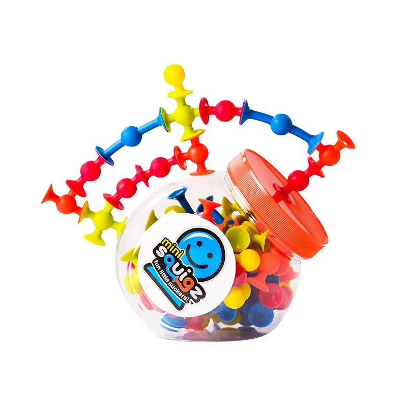 Fat Brain Toys Mini Squigz - 75 Pièces 1 Fat Brain Toys Mini Squigz - 75 Pièces