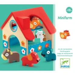 Minifarm Petite Ferme Djeco Avec Animaux Dès 18 Mois