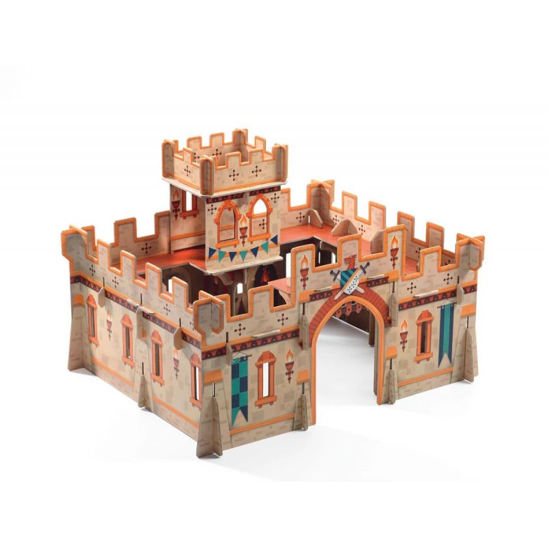 Pack Chateau Médieval Djeco Et 2 Figurines 2 Pack Chateau Médieval Djeco Et 2 Figurines – Image 2