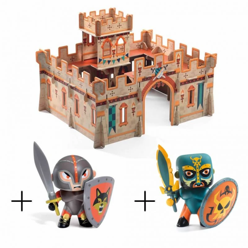 Pack Chateau Médieval Djeco Et 2 Figurines 1 Pack Chateau Médieval Djeco Et 2 Figurines