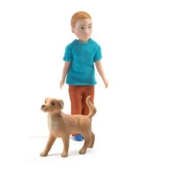 Grand Pack Famille De Poupées Djeco Thomas & Marion -Djeco Magasin pack famille de poupees djeco thomas marion 4