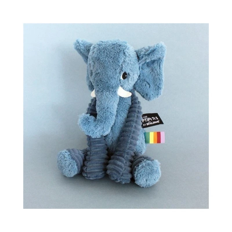 Peluche Ptipotos L'éléphant Bleu 2 Peluche Ptipotos L'éléphant Bleu – Image 2