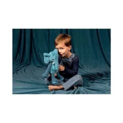 Peluche Ptipotos L'éléphant Bleu 7 Peluche Ptipotos L'éléphant Bleu -Djeco Magasin peluche ptipotos l elephant bleu 3
