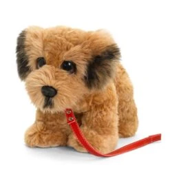 Peluche Terrier Irlandais Avec Laisse 30 Cm