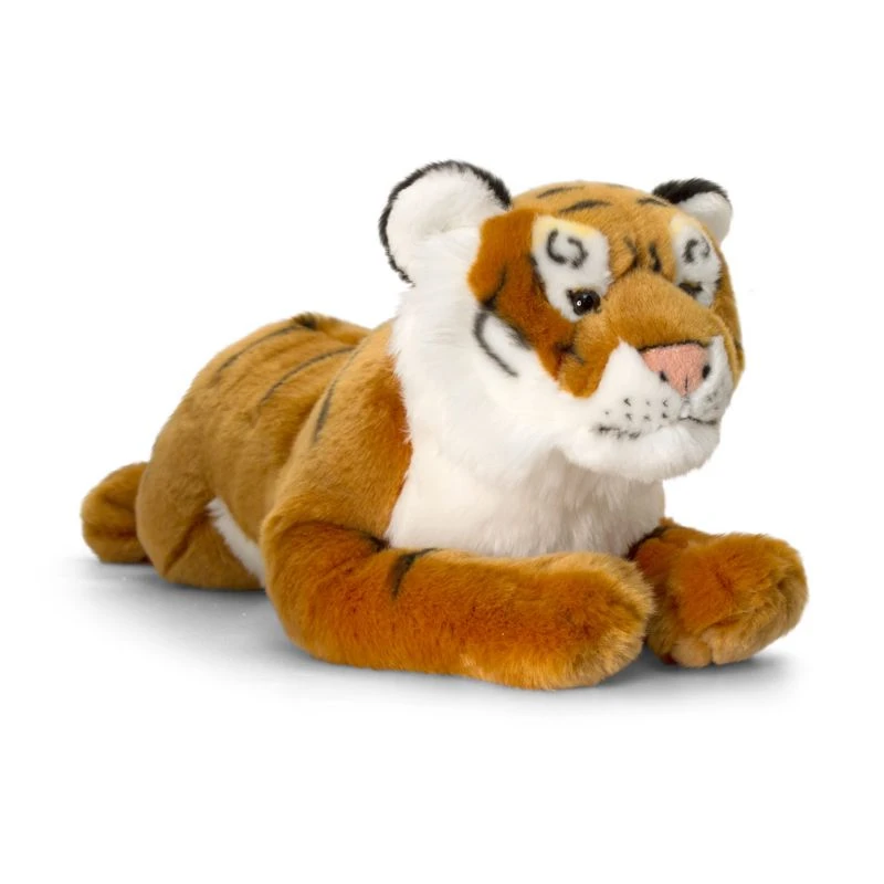 Peluche Tigre Allongé De 46 Cm 1 Peluche Tigre Allongé De 46 Cm