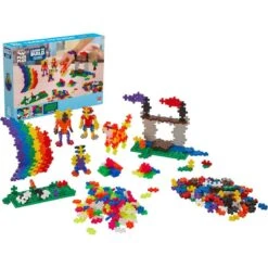 PLUS-PLUS Plus Plus Kit Découverte 600 Pièces Mini Basic & Néon -Djeco Magasin plus plus kit decouverte 600 pieces mini basic neon 4