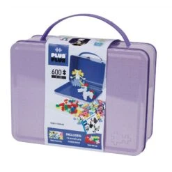 PLUS-PLUS Plus Plus Valisette Métal 600 Pièces Mini Pastel