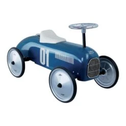 Vilac Porteur Voiture Vintage Bleu Pétrole -Djeco Magasin porteur voiture vintage bleu petrole 2