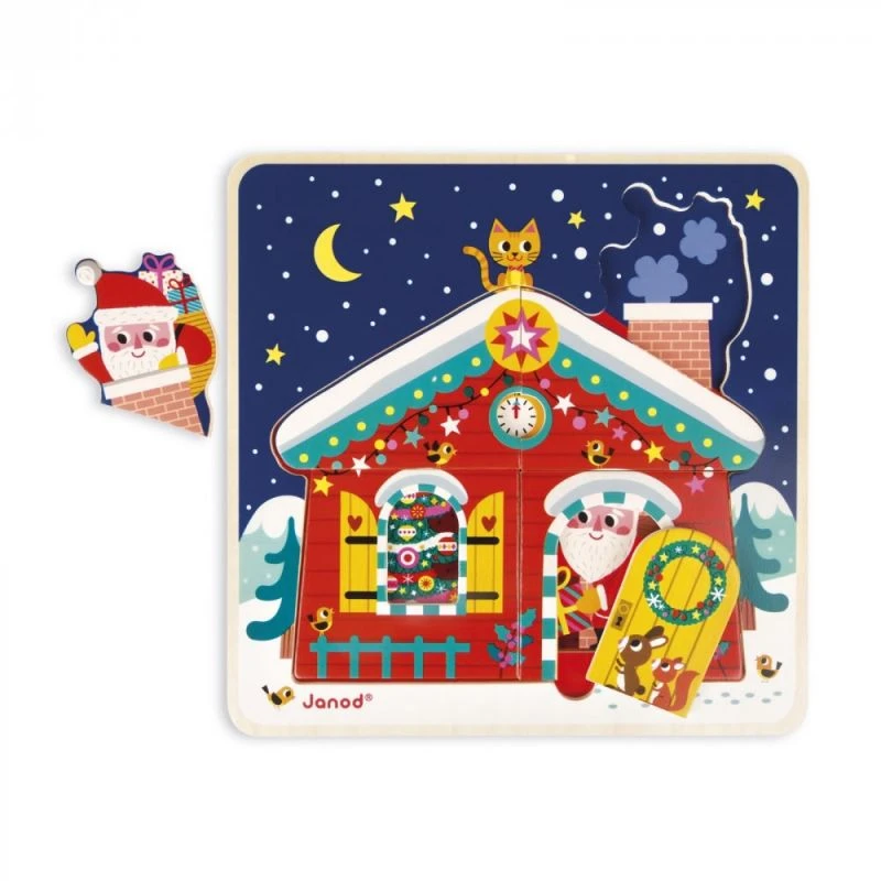 Janod Puzzle 3 Niveaux La Nuit De Noël 1 Janod Puzzle 3 Niveaux La Nuit De Noël