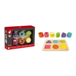 Puzzle 6 Cubes Sensoriels Janod -Djeco Magasin puzzle 6 cubes sensoriel janod 6