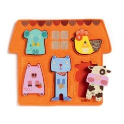 Djeco Puzzle Barita En Feutrine Et Bois