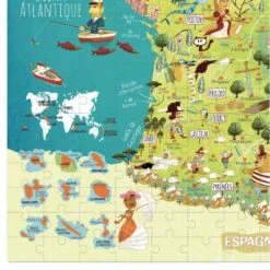 Vilac Puzzle Carte Des Merveilles De France 300 Pièces -Djeco Magasin puzzle carte des merveilles de france 300 pieces 4