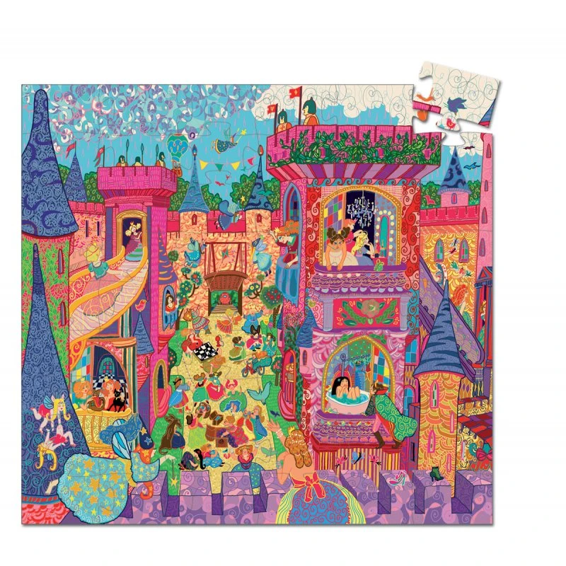 Puzzle Djeco 5 Ans Château Féerique 54 Pièces 2 Puzzle Djeco 5 Ans Château Féerique 54 Pièces – Image 2