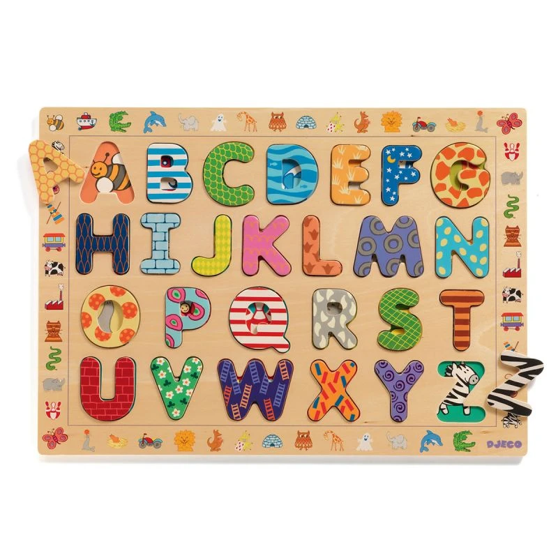 Puzzle éducatif En Bois ABC - Djeco 1 Puzzle éducatif En Bois ABC - Djeco