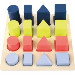 Small Foot Puzzle Géométrie, Jeu De Tri Et De Séquence -Djeco Magasin puzzle geometrie jeu de tri et de sequence 2