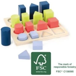 Small Foot Puzzle Géométrie, Jeu De Tri Et De Séquence -Djeco Magasin puzzle geometrie jeu de tri et de sequence 3