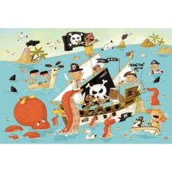 Vilac Puzzle Pirates 150 Pièces -Djeco Magasin puzzle pirates 150 pieces vilac 2