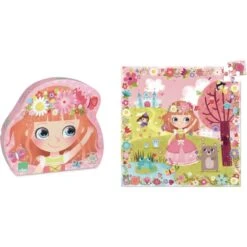 Vilac Puzzle Princesse Des Fleurs 54 Pièces -Djeco Magasin puzzle princesse des fleurs 56 pieces vilac 2