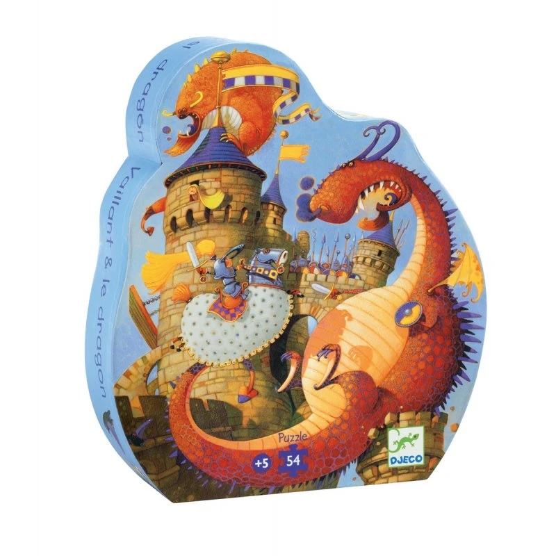 Puzzle Djeco 5 Ans Vaillant Et Les Dragons 54 Pièces 2 Puzzle Djeco 5 Ans Vaillant Et Les Dragons 54 Pièces – Image 2