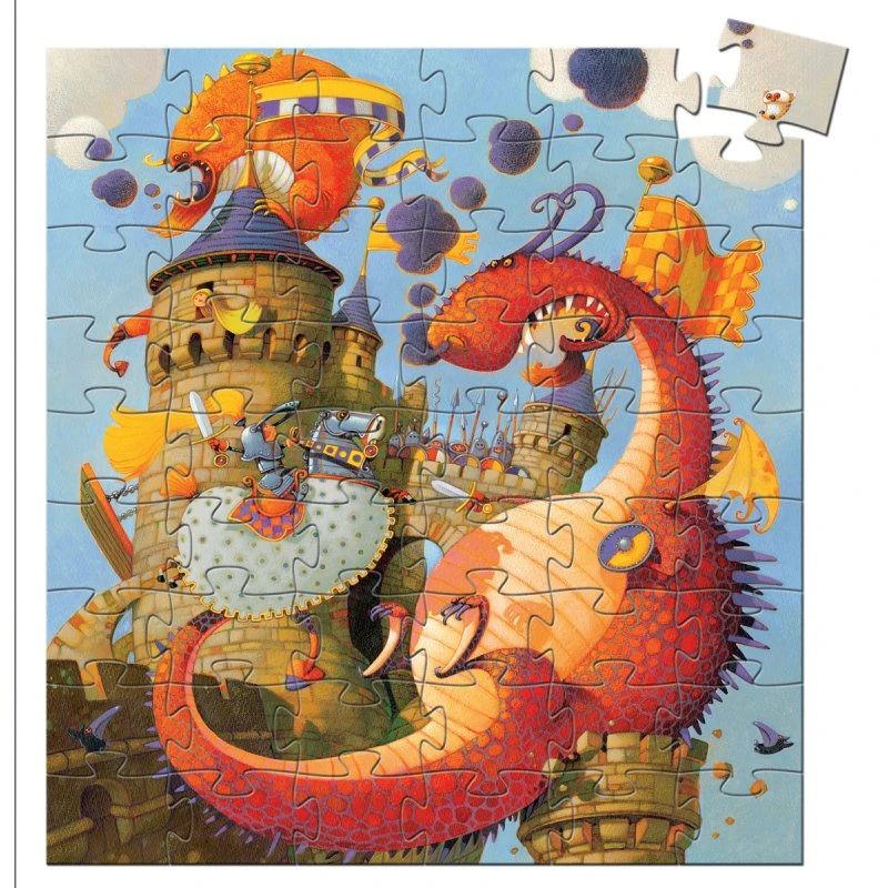 Puzzle Djeco 5 Ans Vaillant Et Les Dragons 54 Pièces 1 Puzzle Djeco 5 Ans Vaillant Et Les Dragons 54 Pièces