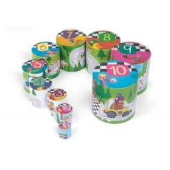 Janod Pyramide Ronde Racing -Djeco Magasin pyramide ronde racing 2