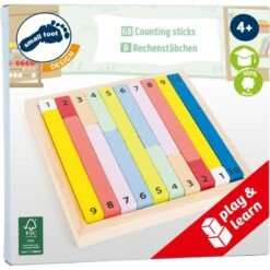 Small Foot Réglettes De Calcul En Bois -Djeco Magasin reglettes de calcul 4