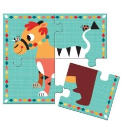 Djeco Rigolo N'co - 4 Puzzles 2 Ans 4 Pièces -Djeco Magasin rigolo and co 4 puzzles 4 pieces 2