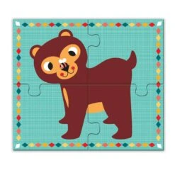 Djeco Rigolo N'co - 4 Puzzles 2 Ans 4 Pièces -Djeco Magasin rigolo and co 4 puzzles 4 pieces 4