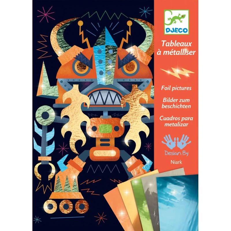 Djeco Robots - Tableau De Métal 1 Djeco Robots - Tableau De Métal