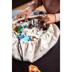 Sac De Rangement Mini Rainbow - Play And Go -Djeco Magasin sac de rangement mini rainbow play and go 6