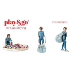 Sac Rangement De Jouets Diamant Bleu - Play And Go -Djeco Magasin sac rangement de jouets diamant bleu play and go 2