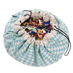 Sac Rangement De Jouets Diamant Bleu - Play And Go