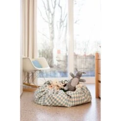 Sac Rangement De Jouets Diamant Bleu - Play And Go -Djeco Magasin sac rangement de jouets diamant bleu play and go 4