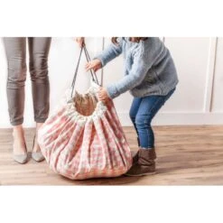 Sac Rangement De Jouets Diamant Rose - Play And Go -Djeco Magasin sac rangement de jouets diamant rose play and go 3