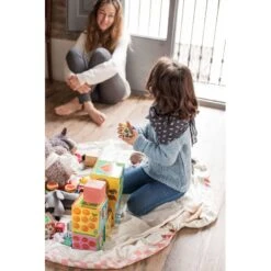 Sac Rangement De Jouets Diamant Rose - Play And Go -Djeco Magasin sac rangement de jouets diamant rose play and go 8