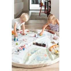Sac Rangement Tapis Circuit De Trains - Play And Go -Djeco Magasin sac rangement tapis circuit de trains play and go 3
