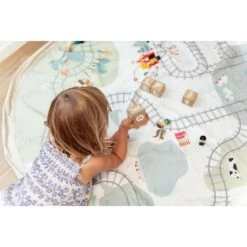 Sac Rangement Tapis Circuit De Trains - Play And Go -Djeco Magasin sac rangement tapis circuit de trains play and go 5