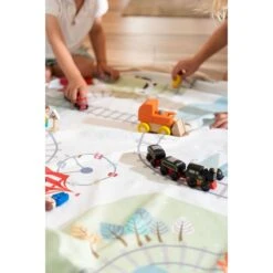 Sac Rangement Tapis Circuit De Trains - Play And Go -Djeco Magasin sac rangement tapis circuit de trains play and go 7