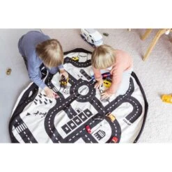 Sac Rangement Tapis Circuit De Voitures - Play And Go -Djeco Magasin sac rangement tapis circuit de voitures play and go 13
