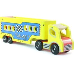 Vilac Semi Remorque + 2 Voitures à Friction 6 Vilac Semi Remorque + 2 Voitures à Friction -Djeco Magasin semi remorque 2 voitures a friction 2