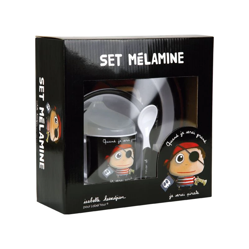 Set De Vaisselle En Mélaminé Pirate 2 Set De Vaisselle En Mélaminé Pirate – Image 2