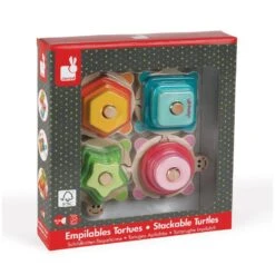 Janod Tortues Empilables I Wood 11 Janod Tortues Empilables I Wood -Djeco Magasin tortues empilables i wood 5