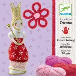 Djeco Tricotin Elodie Rouge