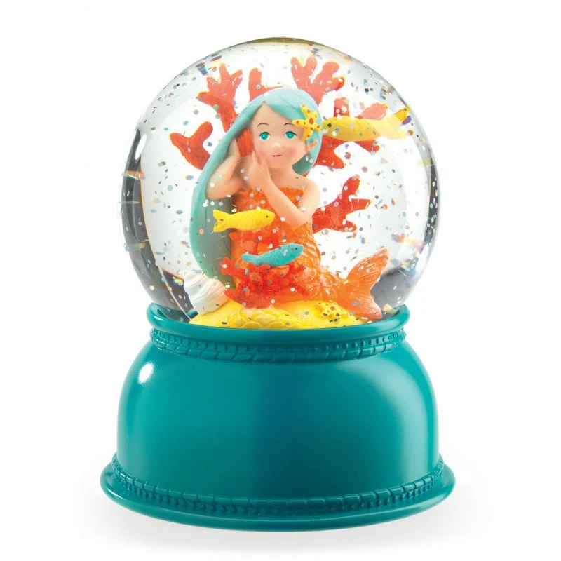 Djeco Veilleuse Boule à Neige Sirène 1 Djeco Veilleuse Boule à Neige Sirène