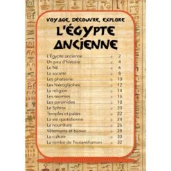 Voyage, Découvre, Explore L'Egypte Ancienne - Puzzle + Livre -Djeco Magasin voyage decouvre explore l egypte ancienne puzzle livre 2