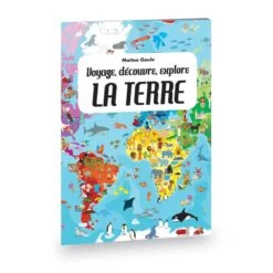 Voyage, Découvre, Explore La Terre - Puzzle + Livre -Djeco Magasin voyage decouvre explore la terre puzzle livre 2