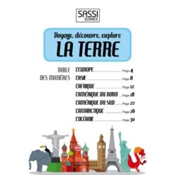 Voyage, Découvre, Explore La Terre - Puzzle + Livre -Djeco Magasin voyage decouvre explore la terre puzzle livre 3