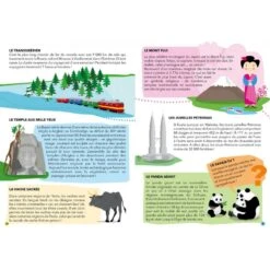 Voyage, Découvre, Explore La Terre - Puzzle + Livre -Djeco Magasin voyage decouvre explore la terre puzzle livre 8