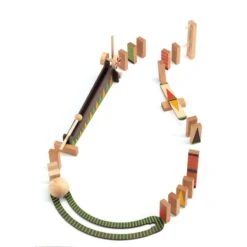 Djeco Zig & Go Curve Construction Parcours De Dominos 27 Pièces