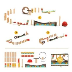 Djeco Zig & Go Dring Jeu De Construction De Parcours 25 Pièces -Djeco Magasin zig go construction parcours de dominos 25 pieces 5642 2